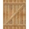 Ekena Millwork Joined Board-n-Batten Shutters w/Z-Bar, Rough Sawn Western Red Cedar, 32 1/4W x 41H, PR RBJ06Z32X041RWR - alternate 5